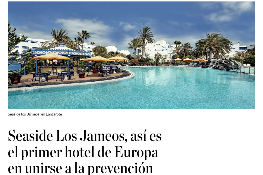 Accion Villarrazo Periodico El Debate Seaside Los Jameos primer hotel en unirse a la lucha contra el cancer