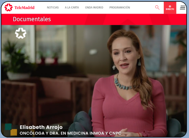 Casos de éxito Villarrazo como Agencia de Comunicación Salud_Dra Elisabeth Arrojo en TV TeleMadrid