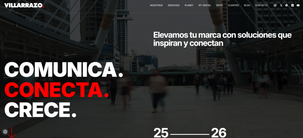 Rebranding de la web de Villarrazo-home